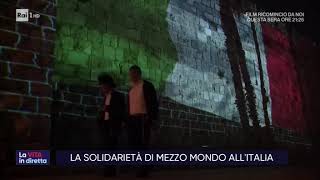 La solidarietà di mezzo mondo allItalia  La vita in diretta 17032020 [upl. by Rasecoiluj]