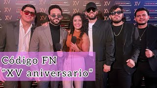 Código FN celebra XV años con su disco “XV” 💥 [upl. by Flower]