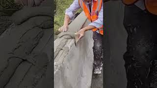 Anti collision wall cement mortar smoothing process [upl. by Lielos824]