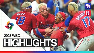 Puerto Rico vs Dominican Republic  2023 World Baseball Classic [upl. by Eustace]