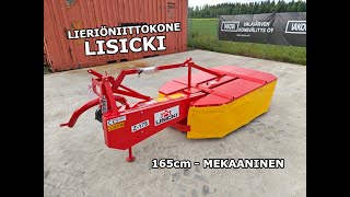 Lisicki Z 178  165cm lieriöniittokone  mekaaninen [upl. by Ilyk]