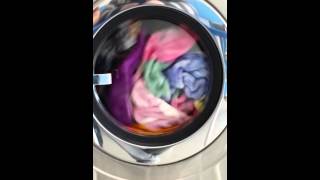 Washing Blankets in Laundromat Maytag Front Loader [upl. by Fitzpatrick]