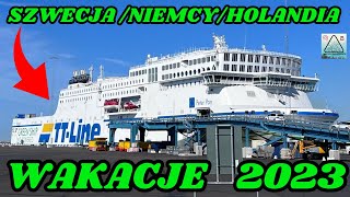 20 Kamper na promie trasa 🇸🇪🇩🇪 do Holandii 🇳🇱promy ttline niemcy wakacje [upl. by Omer]