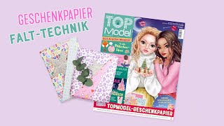 How to TOPModel Geschenkpapier FaltTechnik [upl. by Koser]