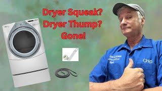 How to Replace the Idler Pulley amp Belt on a Whirlpool Duet Dryer  DIY Repair Guide [upl. by Wettam]