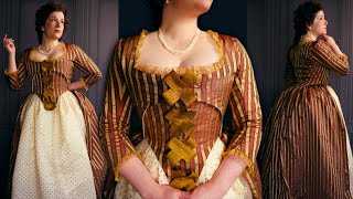 How to Make an 18th century Gown by yourself with NO pattern [upl. by Urbai]