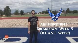 Air Force BMT Week Breakdown 5th Week BEAST Week [upl. by Lladnarc]