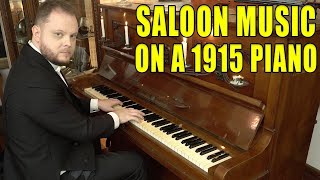 Top 10 Saloon Music on a 1915 Piano [upl. by Lindsy]