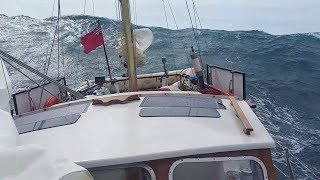 Ep009 Stormy Sailing in the Mediterranean Big Seas amp Gale Force Winds [upl. by Sorci826]