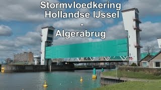 Stormvloedkering Hollandse IJssel  Algerabrug [upl. by Anailli]