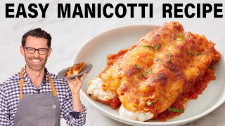 Easy Manicotti Recipe [upl. by Baal678]