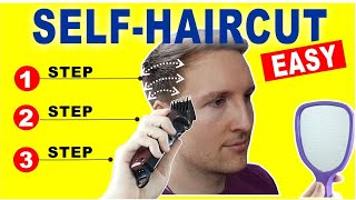 HOW TO CUT YOUR OWN HAIR  Quick and Easy Home Self Haircut Tutorial [upl. by Edrea]