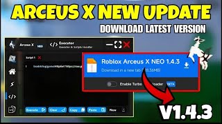 Roblox Arceus X New Update v143  Arceus X Atualizado  Arceus X Neo Script  Arceus Download [upl. by Eerazed]