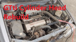 Daihatsu Charade GTti  Cylinder Head the Movie [upl. by Kcirdahs]