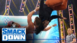 Reggie vs Chad Gable  247 Championship Match SmackDown July 30 2021 [upl. by Lee615]