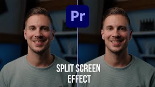 Perfect split screen effect in Premiere Pro  gratis preset [upl. by Aihsela]