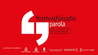 festivalfilosofia 2023  parola  aftermovie [upl. by Mik573]