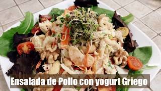 Ensalada de Pollo con yogurt Griego [upl. by Casaleggio]