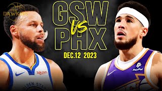 Golden State Warriors vs Phoenix Suns Full Game Highlights  December 12 2023  FreeDawkins [upl. by Chapa]