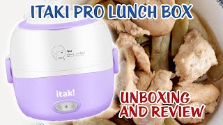 Itaki Pro Lunch Box Review and Unboxing  Electric Lunch Box  Dragons Tongue Beans [upl. by Box]