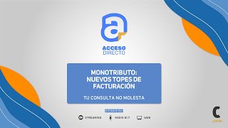 Nuevos topes de facturación en el monotributo [upl. by Eilsehc]