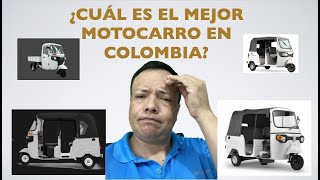 ¿Cuál es el mejor motocarro en Colombia [upl. by Ledairam141]