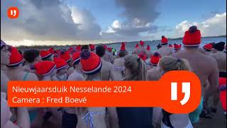 Nieuwjaarsduik 2024 Nesselande [upl. by Clayborn]