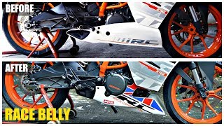 Aftermarket RACE BELLY for KTM RC 125  RC 200  RC 390 [upl. by Htiekram708]