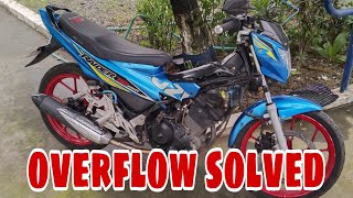 Raider 150 carb overflow practice repair [upl. by Darci880]