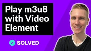 How to Play a m3u8 File with HTML5 Video Element [upl. by Eissirc198]