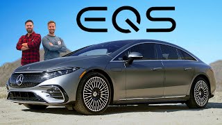 2022 Mercedes EQS Review  Not The SClass You Think It Is [upl. by Jonette]