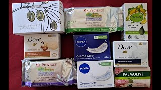 ASMR soap opening Haul no talking no music Leisurely unpacking soap [upl. by Arenahs431]