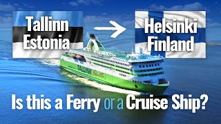 Tallink Silja Ferry  Tallinn Estonia to Helsinki Finland  Full Tour [upl. by Oxley]