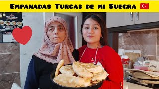 MI SUEGRA NOS ENSEÑA A PREPARAR EMPANADAS TURCAS 🇹🇷 Peruana Viviendo en Turquía [upl. by Gustave]