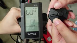 How to set the wheel size on the display C965 for your electric bicycle [upl. by Haletky]