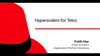 Hyperscalers for Telcos [upl. by Iand]