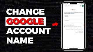 How to Change Gmail Account Name 2024 Tutorial [upl. by Ennahoj]