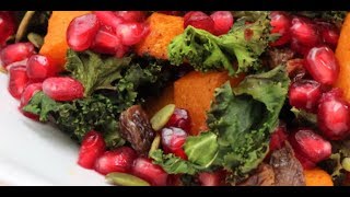 Recipes With Kale Salad  Raw Kale Salad Recipe  Best Kale Salad Ever [upl. by Akelahs]