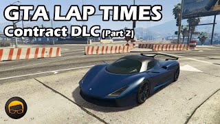 Fastest Contract DLC Cars Zeno Comet amp More  GTA 5 Best Fully Upgraded Cars Lap Time Countdown [upl. by Rives]