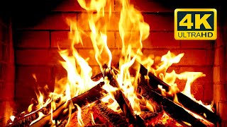 🔥 Cozy Fireplace 4K 12 HOURS Fireplace Ambience with Crackling Fire Sounds Fireplace Burning 4K [upl. by Ajim]