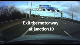 How to get to Luton Airport from the M1 motorway [upl. by Mashe]