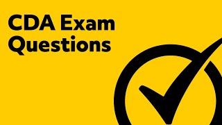 CDA Exam Questions [upl. by Niret788]