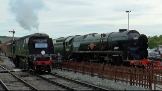 A DAY WITH BULLEID PACIFIC LOCOMOTIVES [upl. by Annaoi]