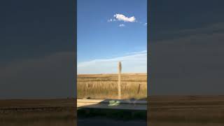 Short Driving north on the 2 from Claresholm Alberta pasenger [upl. by Nyllek]