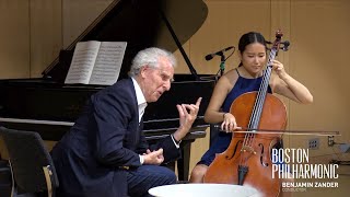 Bach Cello Suite No 2  Prelude Benjamin Zander  Interpretation Class [upl. by Bloom]