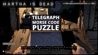 Martha Is Dead  Telegraph Morse Code Puzzle Solution Tutorial [upl. by Sualocin]