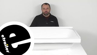 Review of Specialty Recreation RV Showers and Tubs  White RV Bathtub Left Hand Drain  SR33RR [upl. by Aynam]