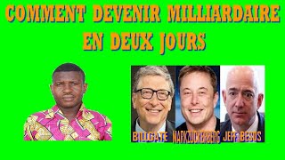 comment devenir milliardaire en 2 jours [upl. by Lledraw]