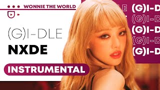 GIDLE  Nxde  Instrumental [upl. by Rabin]