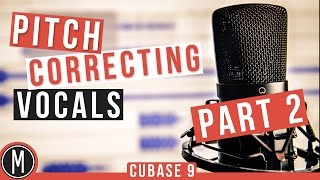 Pitch Correcting Vocals with VARIAUDIO in CUBASE 9 PART2  mixdownonline [upl. by Laurita]